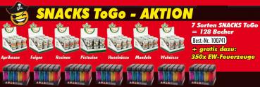 AKTION SNACK ToGo 7 Sorten 128 Becher Snack Mix(100500+100501+100502+100503+1005
